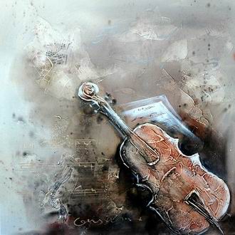 Musical Instrument oil painting